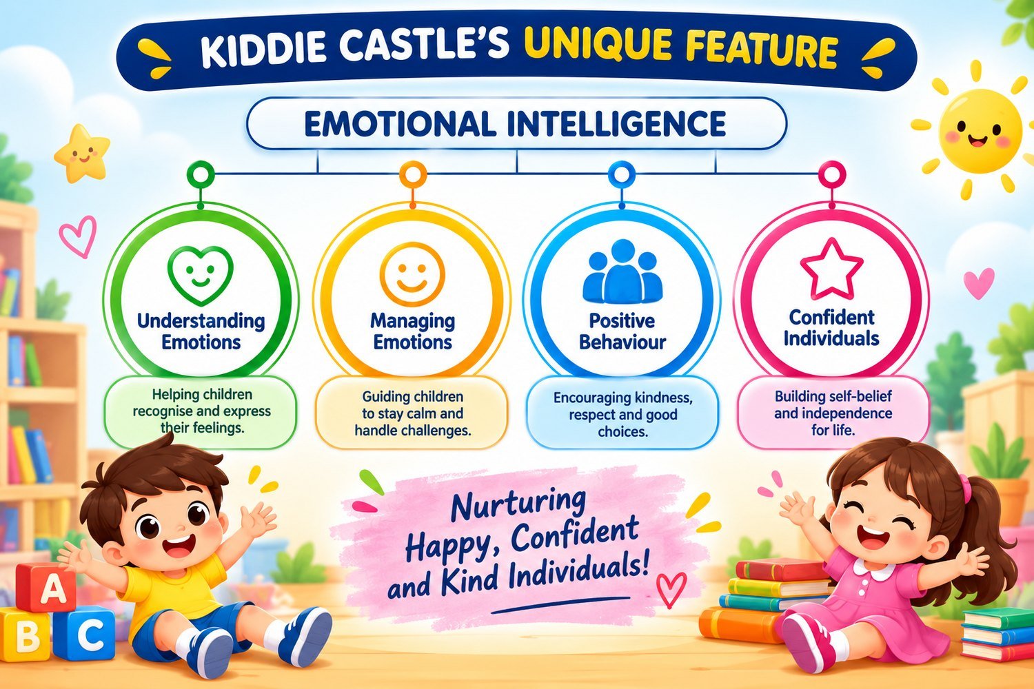 Kiddie Castle's Unique Feature – Emotional Intelligence